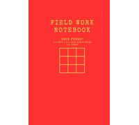 Field Work Notebook 5.5 inch x 8.5 inch hard cover grid format record sheet: ENGINEERING NOTEBOOK white paper blank grid format 0.5cm x 0.5cm record ... / sketch / inspection record / site memo