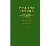 Field Work Notebook 5.5 inch x 8.5 inch hard cover grid format record sheet: ENGINEERING NOTEBOOK white paper blank grid format 0.5cm x 0.5cm record ... / sketch / inspection record / site memo