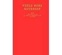 Field Work Notebook: Log Book: Hard Cover 5.5 inch x 8.5 inch white paper, duo grid format (L) 100 pages and line format (R) 100 pages, suitable for ... / meeting memo / detail discussion in field
