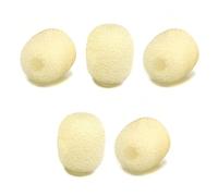 Fielect 10 Pz Schiuma Mic Copertura Auricolare Microfono Parabrezza Protezione pelle 14.5mmx14.5mm Lunghezza per Auricolare Lapel Lavalier