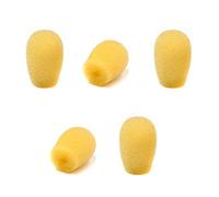 Fielect 10 Pz Schiuma Mic Copertura Auricolare Microfono Parabrezza Scudo Protezione pelle 9x12mm Lunghezza per Headset Lapel Lavalier