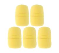 Fielect 5PCS Spugna Schiuma Mic Cover Palmare Microfono Parabrezza Protezione Giallo per KTV Broadcasting