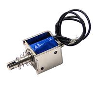 Fielect DC 12V 2A 20N 10mm Corsa Push Pull Tipo Elettromagnete solenoide, Open Frame solenoide Elettromagnete Movimento lineare, JF-0826-12V