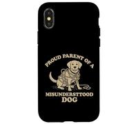 Fier parent d'un chien mal compris Custodia per iPhone X/XS