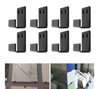 Fiera Cremagliera Gancio Staffe Conservazione Supporto Mattonella 8pcs