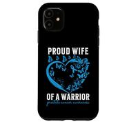 Fiera moglie del guerriero cancro alla prostata sopravvissuta nastro donne Custodia per iPhone 11