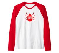 Fiera/o di Essere Una Zecca Rossa, Orgoglio Resistenza Maglia con Maniche Raglan