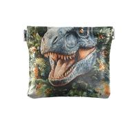 Fierce Dragon Plant Squeeze Coin Purse Pouch Change Holder PU Leather Mini Wallet Coin Pocket per donne ragazze uomini