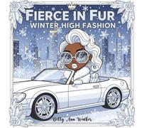 Fierce in Fur: Winter High Fashion Cute & Cozy | Holiday Coloring Page for Adults & Teens | Stylish Friends Enjoying The Fun
