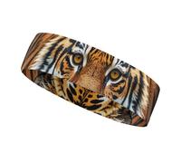 Fierce Tiger - Fascia per capelli sportiva per donne e uomini, adatta a tutte le dimensioni della testa, ultra assorbente e antiscivolo, per corsa, yoga, palestra
