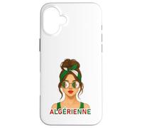 Fière Fille Algérienne Drapeau d’Algérie Copine ou Épouse Custodia per iPhone 16 Plus