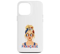 Fière Fille Française Drapeau de la France Copine ou Épouse Custodia per iPhone 13 Pro Max