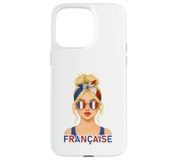 Fière Fille Française Drapeau de la France Copine ou Épouse Custodia per iPhone 15 Pro Max
