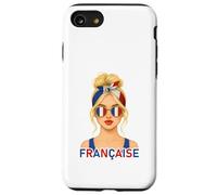 Fière Fille Française Drapeau de la France Copine ou Épouse Custodia per iPhone SE (2020) / 7 / 8