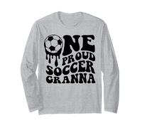 Fiero Calcio Granna Soccer Ball Drip On Back Soccer Nonna Maglia a Manica