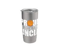 Fiero da basket con scritta "Uncle Court Side" Bicchiere termico in acciaio inox doppia parete