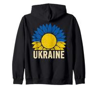 Fiero Ucraina Girasole Abbigliamento Fiore Nazionale Ucraina Felpa con Cappuccio