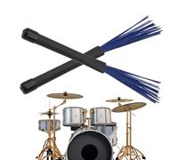 Fierudeng 1 paio di spazzole a tamburo, spazzole a tamburo | Bacchette silenziose Malkets non antiscivolo, strumenti per percussioni, studio, pratica live