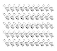 Fierudeng Ganci con clip | 50 pezzi per arte e artigianato, robusti ganci a S - per interni ed esterni