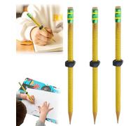 Fierudeng Matite Fidget ADHD, 3 Pezzi Matite Filettata, Con Dado Scorrevole Che Si Muove, Strumento Di Scrittura Portatile Antistress Per Studenti, Bambini, Adulti, Lavoro, Scuola, Casa, Viaggi