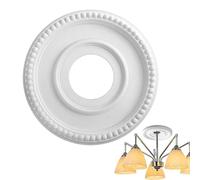 Fierudeng Medaglione per Soffitto | Paralume Rotondo Decorativo - Base Decorativa A Rosone Stile Europeo In PU Per Corniciatura Baldacchino Lampadario Per Parete In Legno Casa Soggiorno Camera Da
