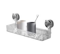 Fierudeng Mensole da bagno, organizer per il bagno, senza forature, salvaspazio, stabile cestino per l'organizzazione della casa, per tazze, sapone, asciugamani, balsamo, shampoo