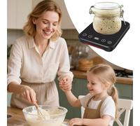 Fierudeng Pasta Madre Per La Casa,Strumento Per Lievitazione Pane | Tappetino Riscaldante Regolabile con Timer per Lievitazione di Pane, Formaggio, Viaggio e Cucina