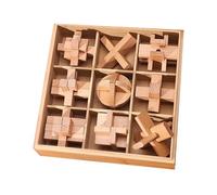 Fierudeng Puzzle in Legno - Rompicapo a incastro sbloccabile - Puzzle di legno per bambini - Per Classe, Riempicalza, Il Viaggio, La Scuola, Ragazze, Ragazzi, Il Compleanno, La Gita, I Bambini