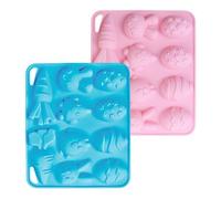 Fierudeng Stampo in Silicone a Forma di Coniglio | Teglia da Forno Antiaderente | Stampo in Silicone per Coniglietti Pasquali | per Torte Cioccolato Biscotti Gelatina Dessert Casa Natale Quotidiano