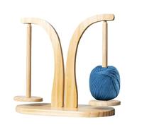 Fierudeng Supporto per filo per lavorare a maglia - Porta bobina girevole Fuori - Porta filo magnetico girevole Evita grovigli E gocce di pavimento E Rendi il tuo lavoro a maglia più efficiente