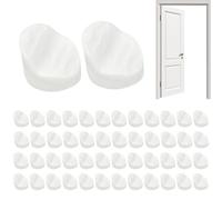 Fierudeng Tappi Per Fori Di Vite Destinati Alle Porte,50 Pezzi Cappucci Terminali Rotondi Resistenti Ad Inserimento,Tappi Di Blocco Per La Copertura Dei Fori - Per Porte Finestre Armadi Recinzioni