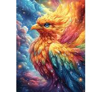 Fiery Phoenix with Rainbow Feathers Rompicapo 500 Pezzi Leonardo Da Vinci Per Adulti Fairy Tale Scenery Cartoon Cartone Rigido Ultima Cena Per Collezione E Regalo Da Passatempo Migliore Vendita 500 P