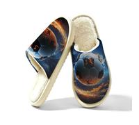 Fiery Soccer - Pantofole da donna, in memory foam, per lo sport, Multi, 42.5/43 EU