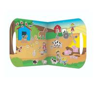 Fiesta Crafts Farm Stickabouts Sticker Set for Kids - Learning Educational Activity Toy for Storytelling And Imaginative Play, Ages 3 to 7 Years