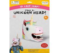 Fiesta Crafts T-3019 Make a 3D Unicorn Mask Card Craft Children's Accessories, Various