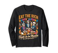 Fiesta de Los Muertos - Dia de Los Muertos - Il Giorno dei Morti Maglia a Manica