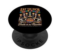 Fiesta de los Muertos - Nessuna ricchezza oltre lo scheletro tomba PopSockets PopGrip Adesivo