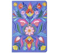 Fiesta del Sol Notizbuch bestickt A5 - 240 Seiten, königsblau: Schönes Journal oder Tagebuch. Notebook A5 dotted mit hochwertigem Leineneinband und farbenfrohen Stickereien