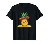 Fiesta Fun Costume con un Ananas indossare Sombrero Maglietta