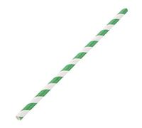 Fiesta Green - Cannucce di carta compostabili, colore: Verde