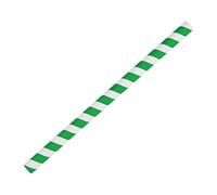 Fiesta Green - Cannucce di carta compostabili per frullati, confezione da 250 pezzi, colore: Verde