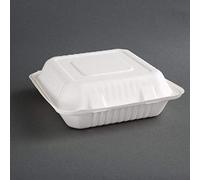 Fiesta Green Compostable Bagasse - Contenitori per alimenti, con cerniera, 237 mm (confezione da 200)