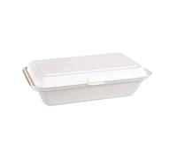 Fiesta Green Compostable Bagasse - Contenitori per alimenti con cerniera, 248 mm