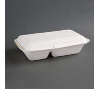 Fiesta Green Contenitori per alimenti compostabili in bagassa, 253 mm, 200 pezzi