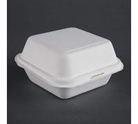 Fiesta Green - Scatole per hamburger compostabili, 153 mm, confezione da 500 pezzi