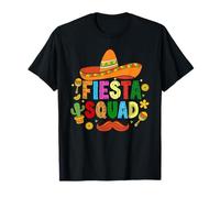 Fiesta Squad Cinco De Mayo Let's Fiesta Messicana 2025 Maglietta