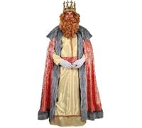 FIESTA Y CARNAVAL, SL Costume da Re Magio Gaspare Elegante per Adulto
