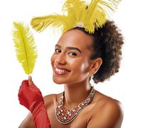 FIESTAS GUIRCA 12 Piume di Struzzo 25-30 cm Colore a Scelta