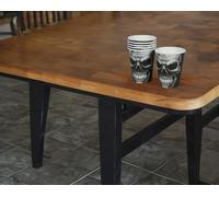 FIESTAS GUIRCA | 6 Bicchieri Usa e Getta a Forma di Teschio (240 ml) (9 cm) - Decorazione per Tavola per Feste di Halloween Spaventose - Ideali per Celebrazioni da Brivido - Grigio