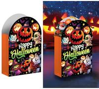 FIESTAS GUIRCA | 6 Sacchetti Usa e Getta per Caramelle con Mostri (16x11 cm) - Decorazione per Tavola per Feste di Halloween e Celebrazioni - Multicolore